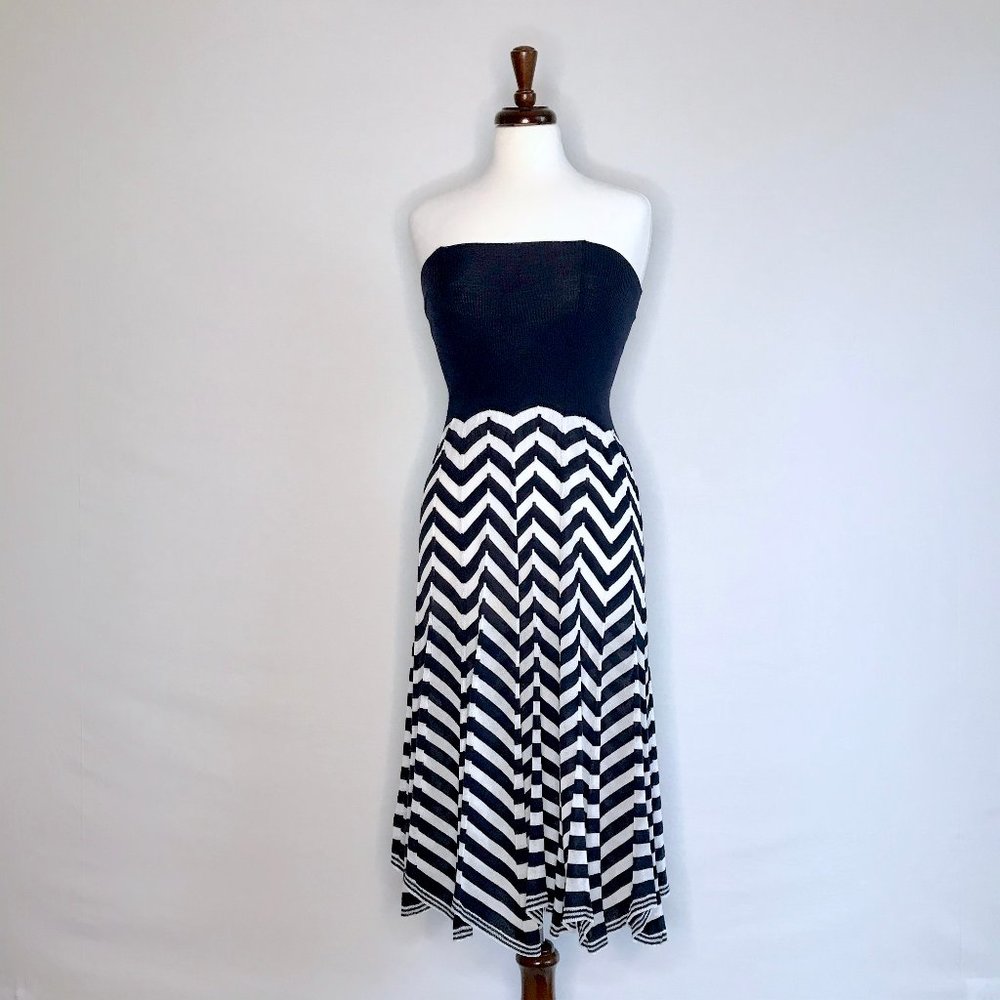 Junya Watanabe Comme Des Garçons Chevron Dress, Size M